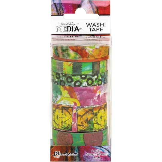 Dina Wakley Media No. 4 Washi Tape Set